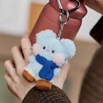 New 10Cm Bt21Ed Baby Series Kawaii Anime Rj Cooky Plush Keychain Cute Cartoon Plush Pendant Doll Toy Bag Accessories Girl Gift