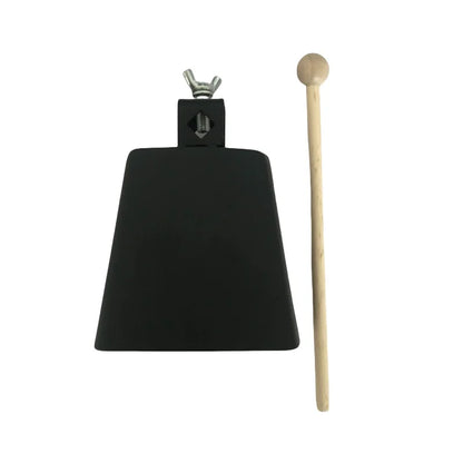 Cloche de vache de 4/5/6/7/8 pouces avec maillets en bois, cloche de Jazz en métal et acier, cloches de bétail, pièces et accessoires d'instruments de Percussion
