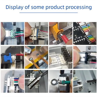 Multifunctional Semi-automatic Soldering Machine foot operated switch light with Motor USB2 Soldering Wire Artifact Soldering