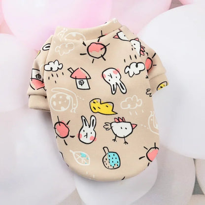 Chihuahua Chien Sweat-shirt Chiot Chat Pull Chiens Petit Chien Sweat à Capuche Manteau Hiver Chaud Vêtements pour Animaux de Compagnie pour Bouledogue