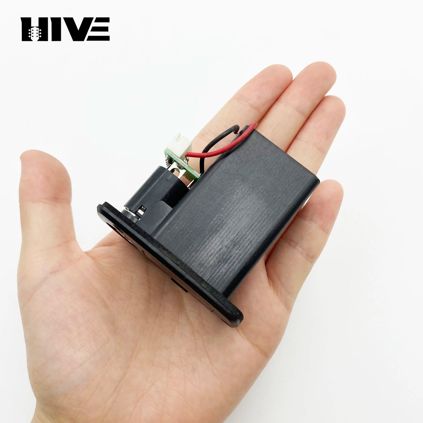 9V Guitar Active Pickup Battery Compartment, 9V Battery Holder, LC-5 Guitar Pickup Battery Cover, 3.5mm 6.35 Single Hole TRS Jack