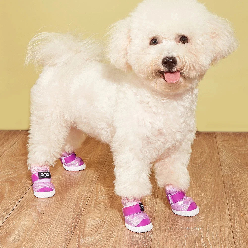 Chaussures pour grands chiens avec lettres, bottes pour chiens de taille moyenne, protège-pattes pour l'hiver, jour de neige, degré d'eau par temps de pluie, Ou