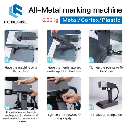 DAJA M1 Fiber Laser Marking Machine High Precision Metal Nameplate MR.Crave Engraver Wifi Portable Engraving Industrial Desktop