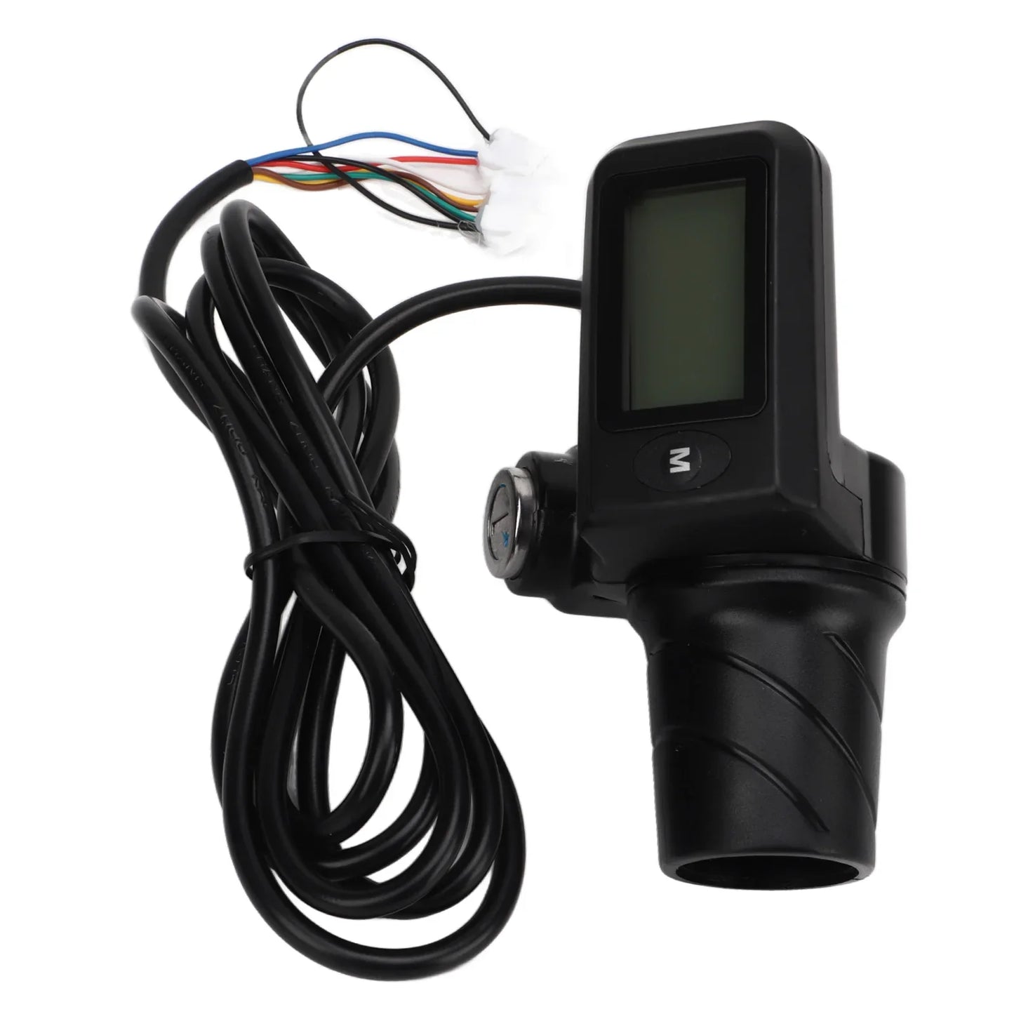 Poignée d'accélérateur pour scooter électrique, écran LCD, rétroéclairage, rappel de faible puissance, boutons de poignée d'accélérateur pour modification, 805mm, 22.5
