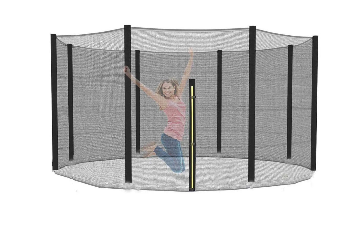 Filet de remplacement pour trampoline, 6/8/10 FT, filet de sécurité de protection, accessoires combinés de coussin de saut anti-chute