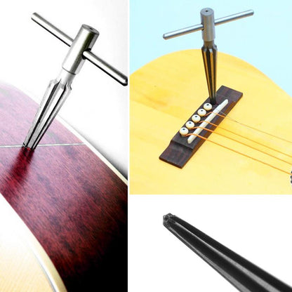 Guitar Bridge Pin Hole Reamer 3-13mm Tapered 5 Degree 6 Fluted Acoustic Guitar Woodworker DIY Pickup Tuning Peg Hole Luthier Tool