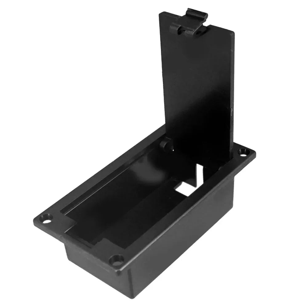 Boîte de batterie 9V pour guitare électrique basse et micro actif avec connecteur, boîte de support de batterie 72.5x38.3mm, partie musicale en plastique 1 pièce