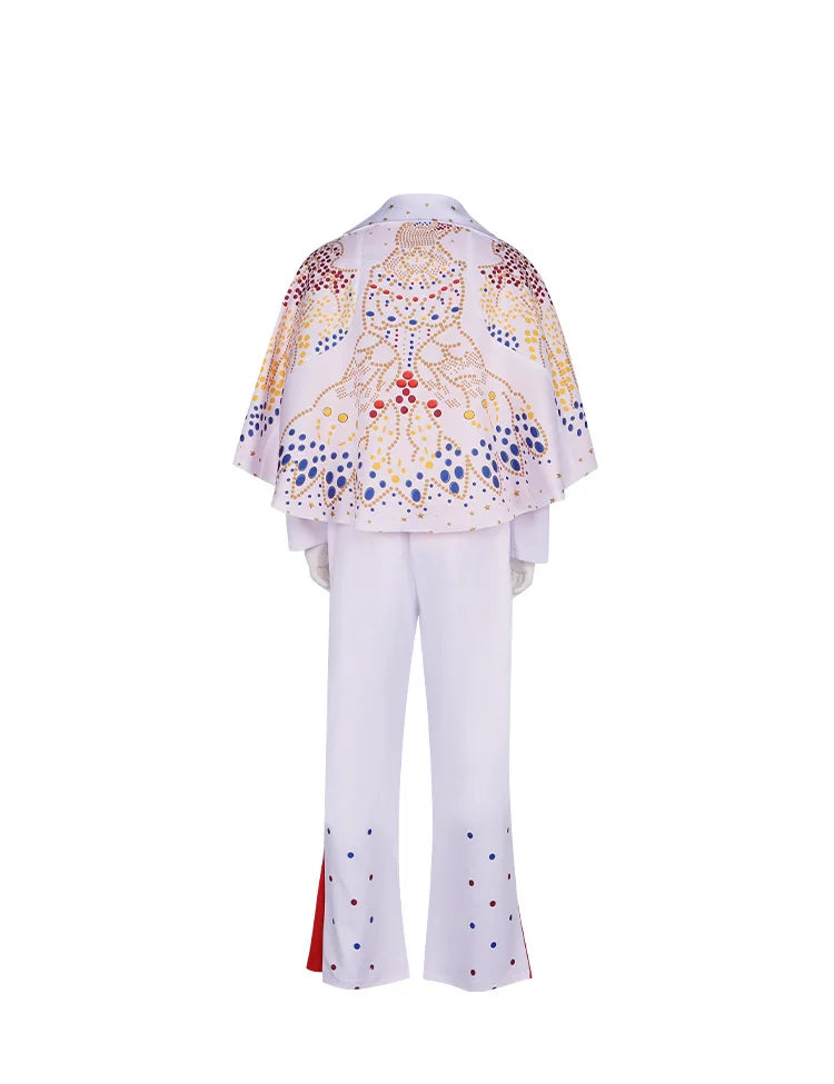 Costume de cosplay Le Roi pour homme, uniforme de rocker, tenue de carnaval, d'Halloween