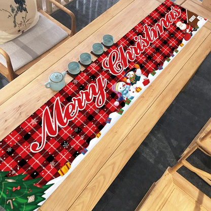Chemin de Table de Noël, Décoration pour la Maison, Couverture de Nappe, Ornement, Cadeaux, ixdu Nouvel An, 2023