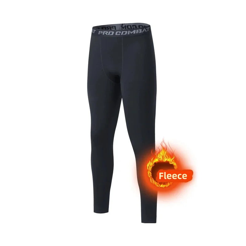 Hiver hommes sous-vêtements thermiques homme polaire leggings collants chauds pantalons longs thermo-compression pantalons collants hommes vêtements 3XL