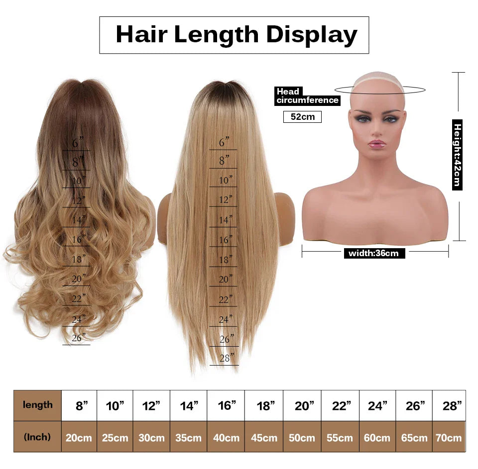 Brown Blonde Ombre Synthetic Wigs for Women Medium Length Wavy Layered Wigs With Side Bangs Daily Party Heat Resistant Fake Hair