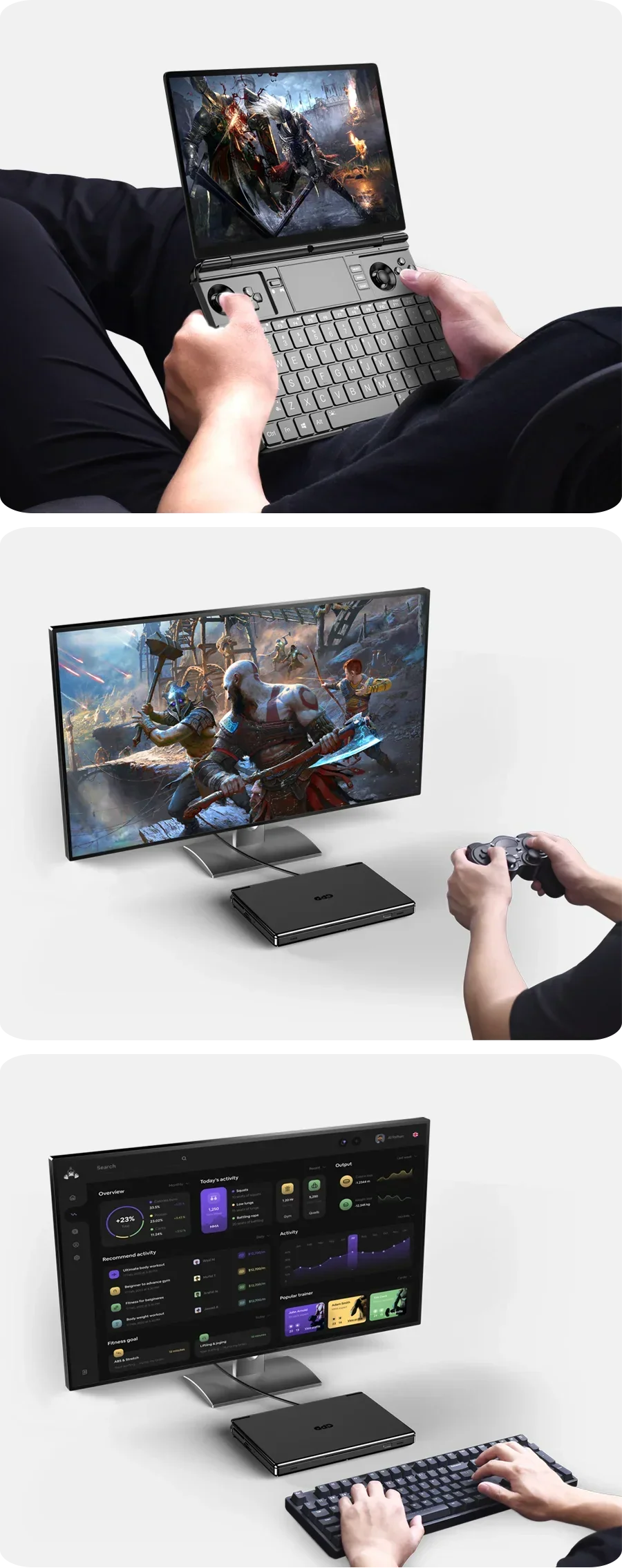 GPD WIN Max2 2025 10.1 pouces AMD AI 9 HX 370/8840U Windows11 PC de jeu ordinateur Portable ordinateur de jeu Portable