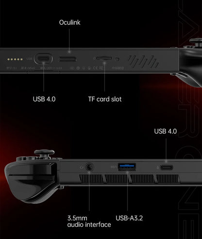 OneXplayer X1 mini AMD AI 9 HX 370 / 8840U 8.8'' 3-In-1 Handheld PC Game Console Laptop Tablet AI Computer Detachable Controller