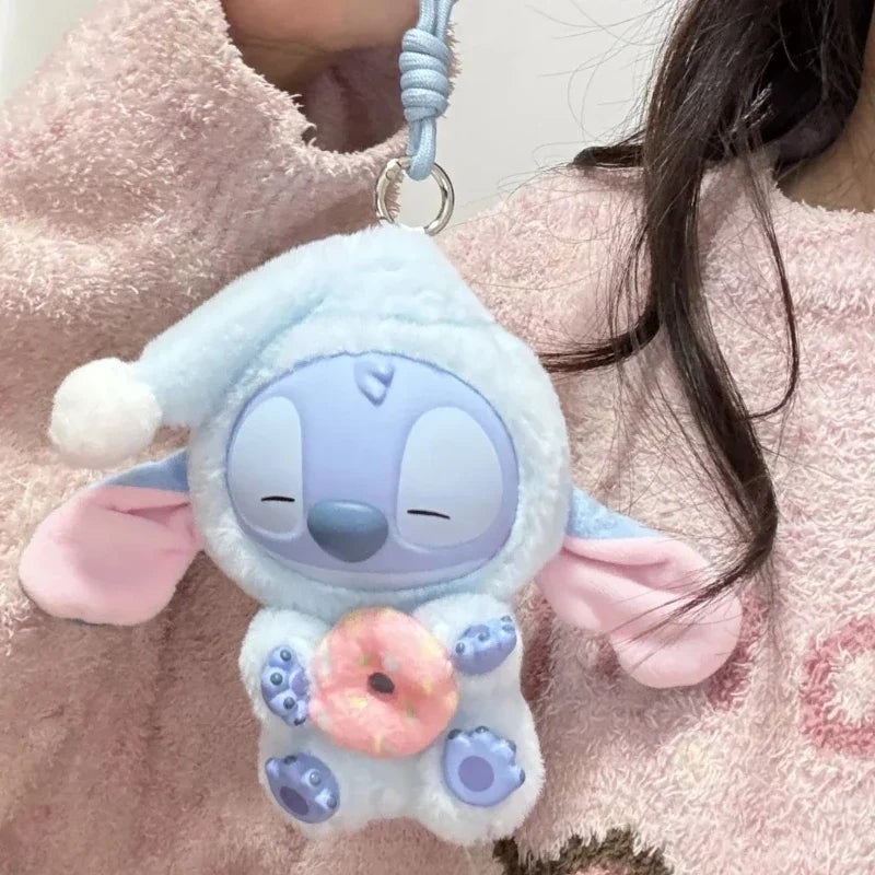 Stitch Eat Before Sleep Plush Series Blind Box Cute Vinyl Doll Ornament Pendant MysteryBox Surprise Toy Gift