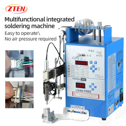 Multifunctional Semi-automatic Soldering Machine foot operated switch light with Motor USB2 Soldering Wire Artifact Soldering