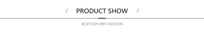 AIOPESON 2023 Nouvelle Polo Homme Broderie Cerf Chemises Manches Longues Couleur Unie Affaires Sociales Homme