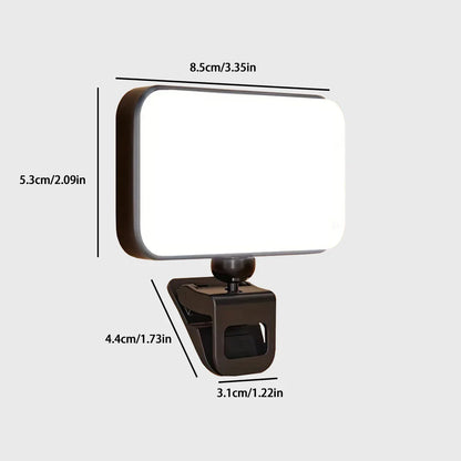Lampe LED de poche pour Selfie, pour IPhone, IPad, téléphone portable, ordinateur portable, Clip, remplissage Flash, vidéo, Photo, lampe de photographie