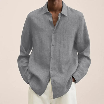 Nouvelle mode : chemises longues pour hommes, hauts décontractés amples, manches longues, revers pour hommes, tenue décontractée automne, Streetwear