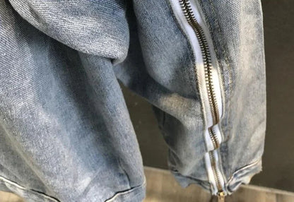 Manteau de cowboy pour hommes, vestes en jean amples et déchirées pour hommes, vêtements d'automne en tissu, livraison rapide, nouveau produit élégant à prix abordable