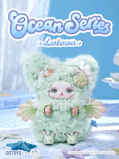 Genuine CQTOYS Loloan Ocean Series Blind Box Cute Doll Plush Handmade Ornament Gift Trend 2025 Summer