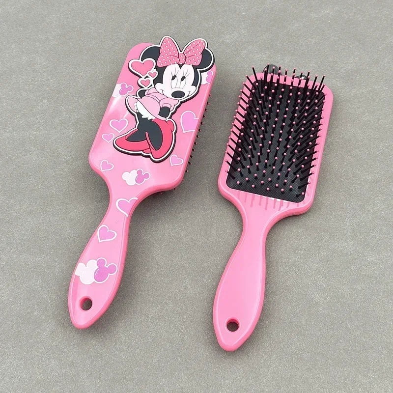 Stitch Air Cushion Combs Cartoon Minnie Mouse Pooh Bear Anime 3D Massage Comb Hair Brush Haircare Hairdressing Tool Girl Gifts