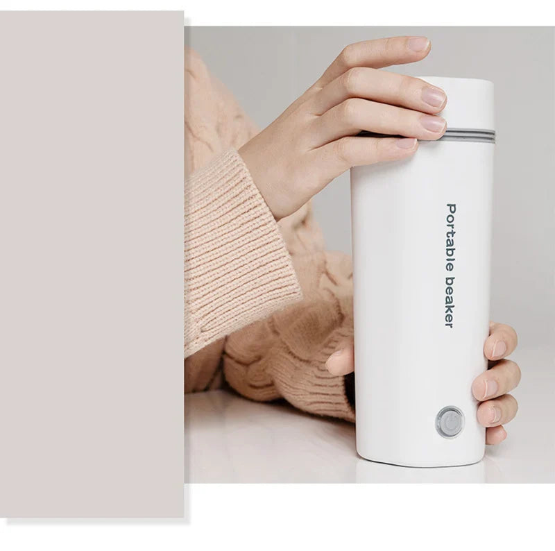 220V 110V 24V 12V Car Home Electric Thermos Bottles EU US UK Plug Portable Outdoor Travel Boil Water Coffee Flasks Kettle