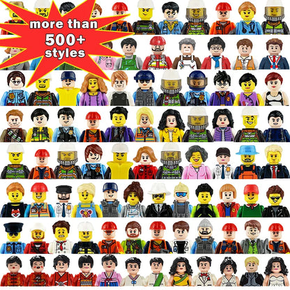 Mini-figurine de blocs de construction professionnels pour séries de personnes, jouets 3D DIY pour enfants, garçons et filles, cadeau de Noël classique JM227