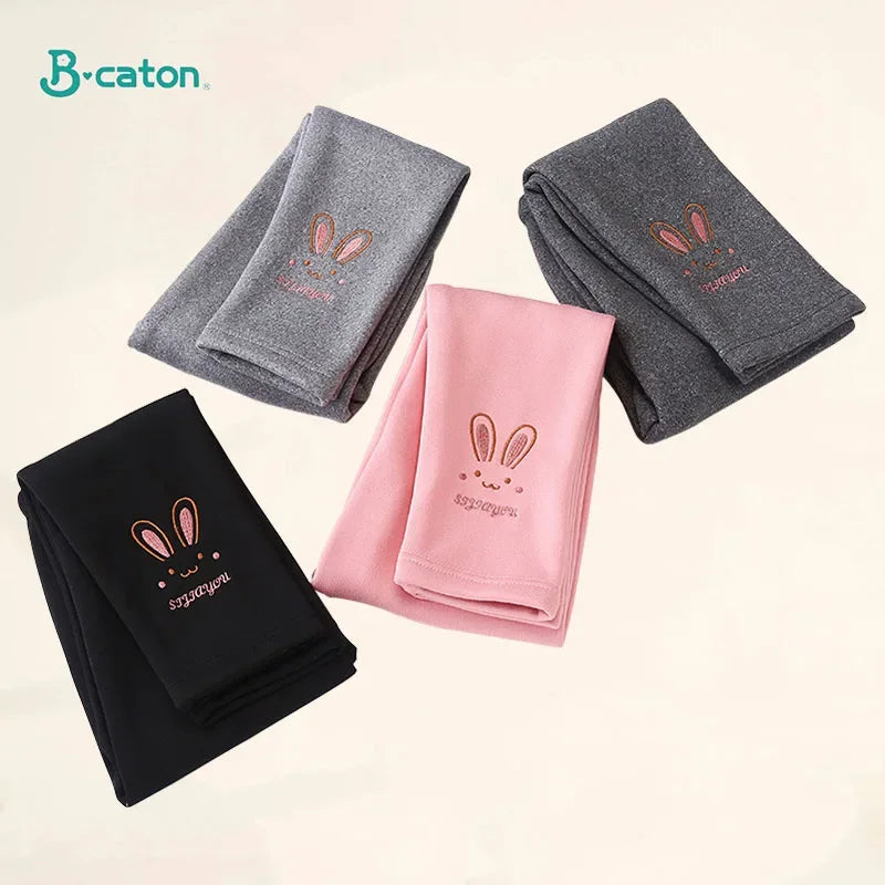 Automne hiver enfants fille Legging épaissir chaud enfants fille chaud en peluche Legging pantalon taille élastique Leggings enfants pantalons