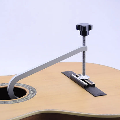 Accessoires de guitare acoustique, pince de pont/pince à gorge profonde en acier moulé/outil de réparation de guitare à pince en C à portée profonde