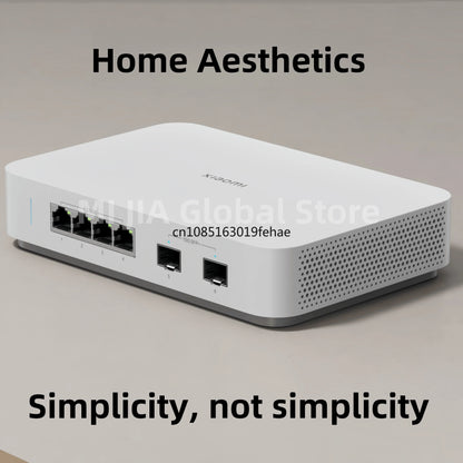 Xiaomi Mi 10 Gigabit Ethernet Switch 10000Mbps Network Switches VLAN Ethernet Splitter Lan Router 4 2.5G Ports RJ45 Hub Switch