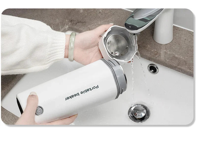 220V 110V 24V 12V Car Home Electric Thermos Bottles EU US UK Plug Portable Outdoor Travel Boil Water Coffee Flasks Kettle