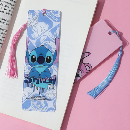 Marque-pages en acrylique mignons, accessoires de lecture pour amateurs de livres, marque-pages d'animation, cadeaux pour femmes