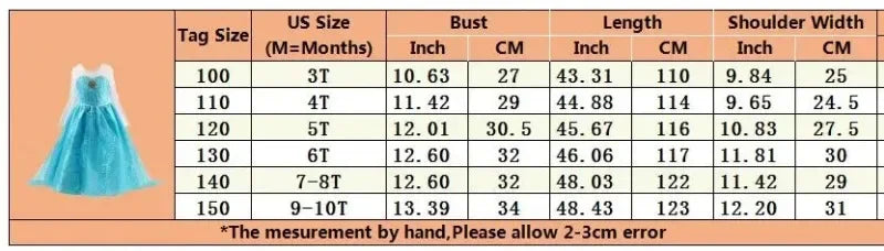 Elsa Costume for Girls 2024 Carnival Party Snow Queen Luxury Cosplay Costume Birthday Party Outfit Elsa Princess 3-10Y Kid Dress
