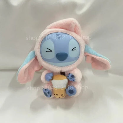 15CM New Stitch Eat Something Before Sleep Series Blind Box Plush Dolls Pendant Cute Doll Ornament Mystery Box Surprise Toy Gift