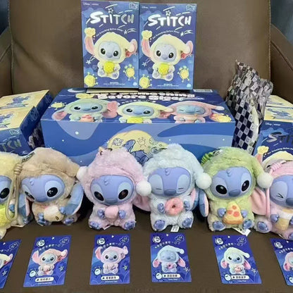 Stitch Eat Some Thing Before Sleep Series Vinyl Blind Box Bag Plush Pendant Cute Doll Mystery Box Toy Adult Gift