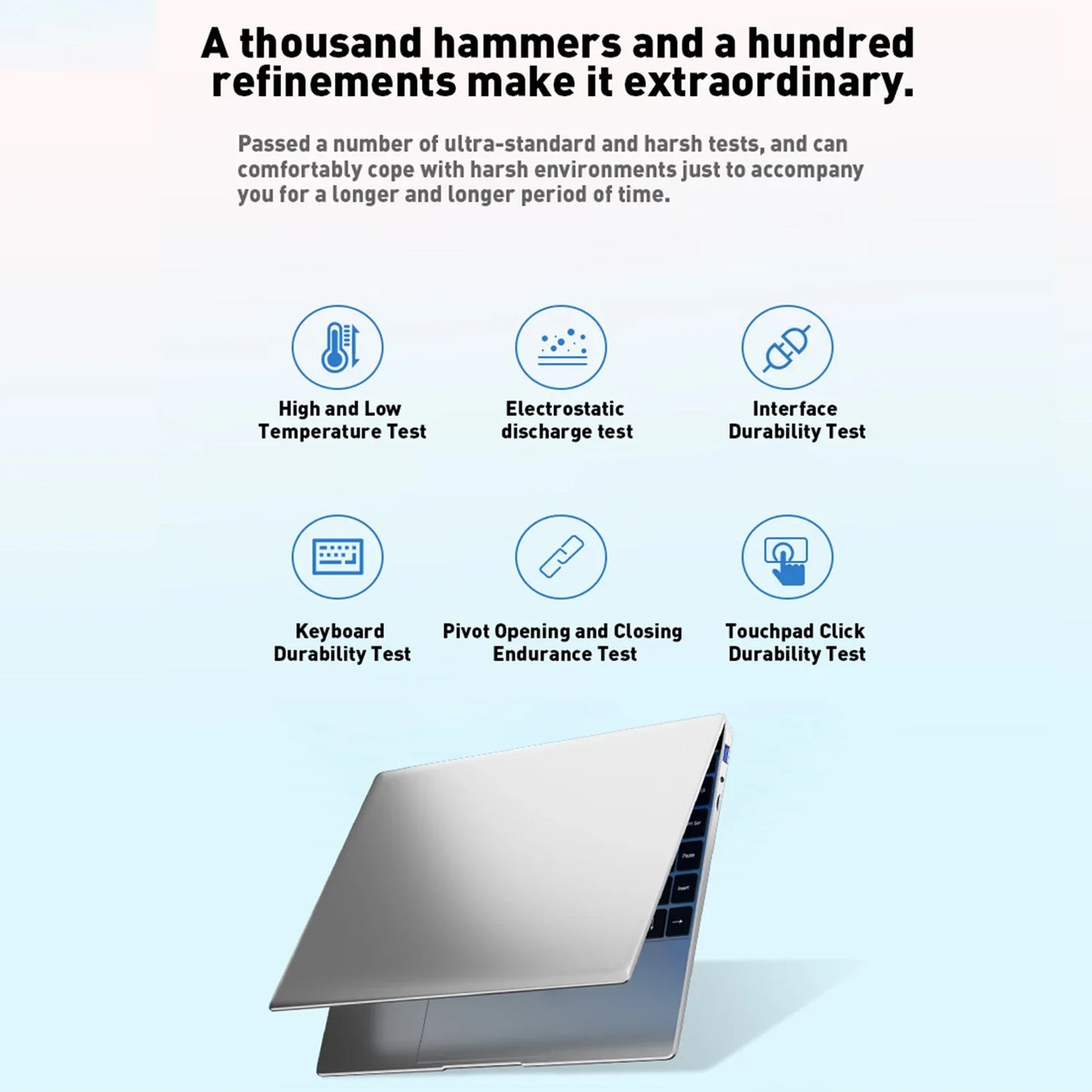 Laptop Intel Pentium N3700 16GB RAM 2048GB SSD Notebook 1920*1080 Resolution Windows 11 Unlock Computer Office Study gamer PC