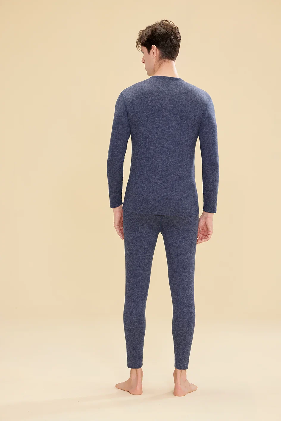 1 ensemble de sous-vêtements thermiques chauds en laine et soie pour femmes, ensembles de vêtements thermiques longs pour l'automne et l'hiver