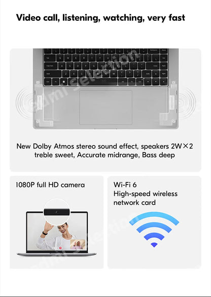 2023 Xiaomi Ordinateur portable Redmi Book Pro 15 Ryzen R5-7640HS/R7-7840HS AMD 780M/760M 16 Go de RAM 512 Go/1 To 15,6 pouces 3.2K 120Hz Mi Notebook