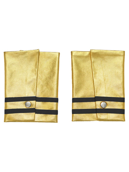 Mens Ancient Egypt Costume Adults Halloween Masquerade Cosplay Carnival Party Dress Sleeveless Themed Roleplay Dress with Cuffs