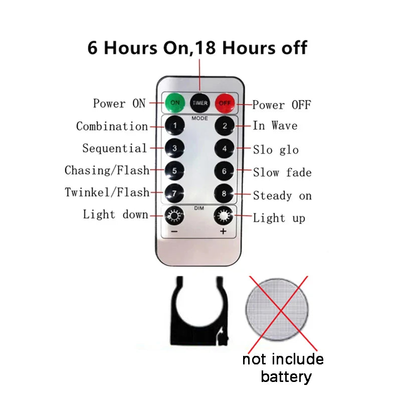 3/4/6m rideau LED chaîne lumières guirlande USB feston télécommande fée guirlande lumières décoration de noël pour chambre maison
