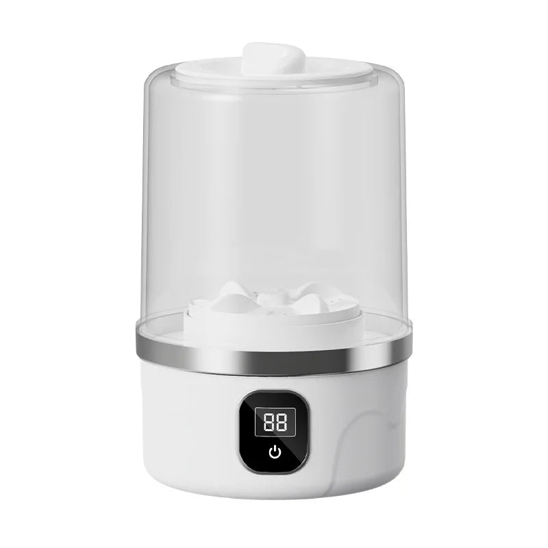 Wireless 1L Mini Washing Machine Portable Underwear Cleaner Socks Washing Machine Dehydratable Laundry Bucket