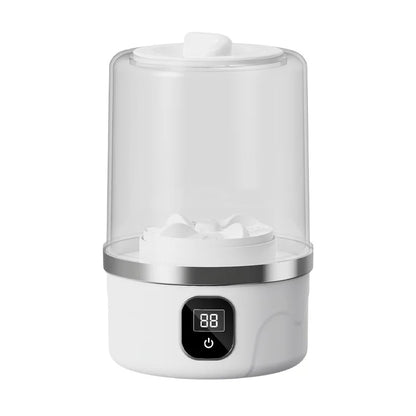Wireless 1L Mini Washing Machine Portable Underwear Cleaner Socks Washing Machine Dehydratable Laundry Bucket