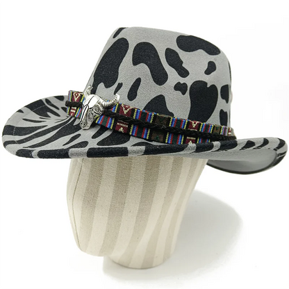 Chapeau de cowboy divers accessoires chapeau de cowboy monochrome en feutre chapeau d'extérieur homme et femme chapeau de cavalier chapeau femme