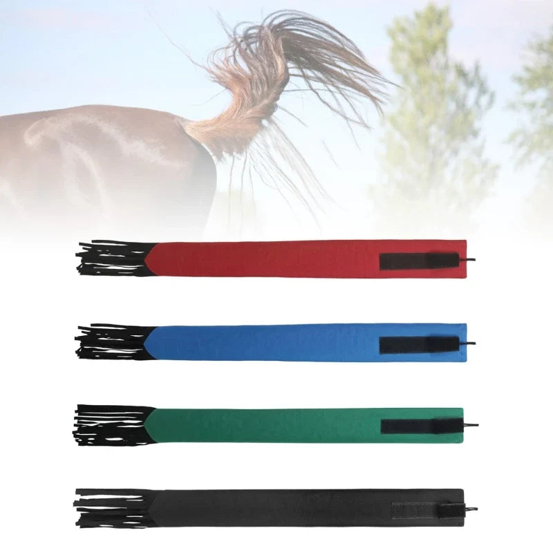 Horse Tail Guard Slip, Horse Tail Bag, Horse Tail Wrap with Fringe, Horse Tail Sleeve Horse Tail Extensions Protector Equestrian