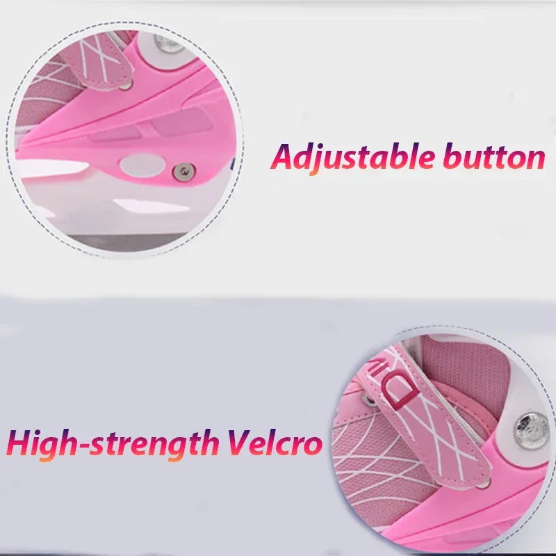 Chaussures de patins à glace extensibles, chaussures de hockey sur glace réglables, chaussures de patinage de vitesse épaisses et chaudes pour filles, garçons, femmes et hommes