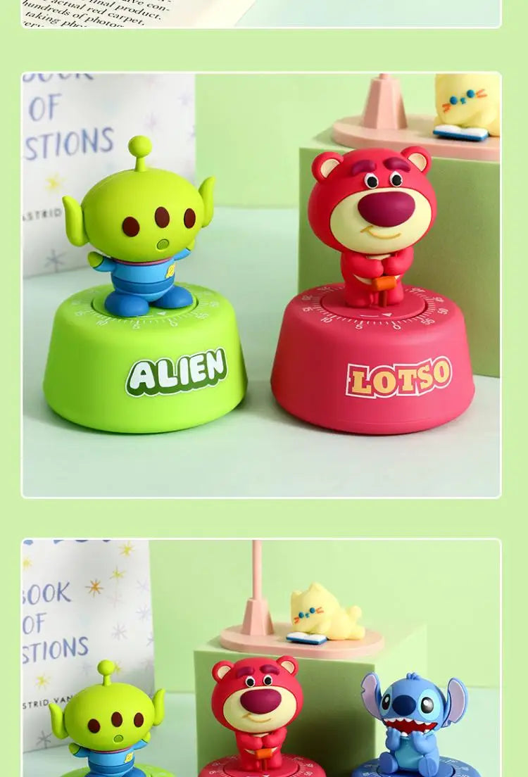 Stitch Cute Cartoons Cute Pet Stitch Timer Student Self-Discipline Learning Times Management Kitchen Machinery Timing Reminder