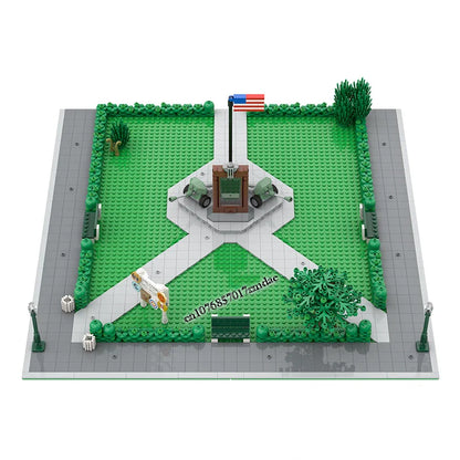 MOC Back to the Future modular Clock Tower Courthouse Mall model DIY creative ideas Children Toy birthday Gift christmas Blocks