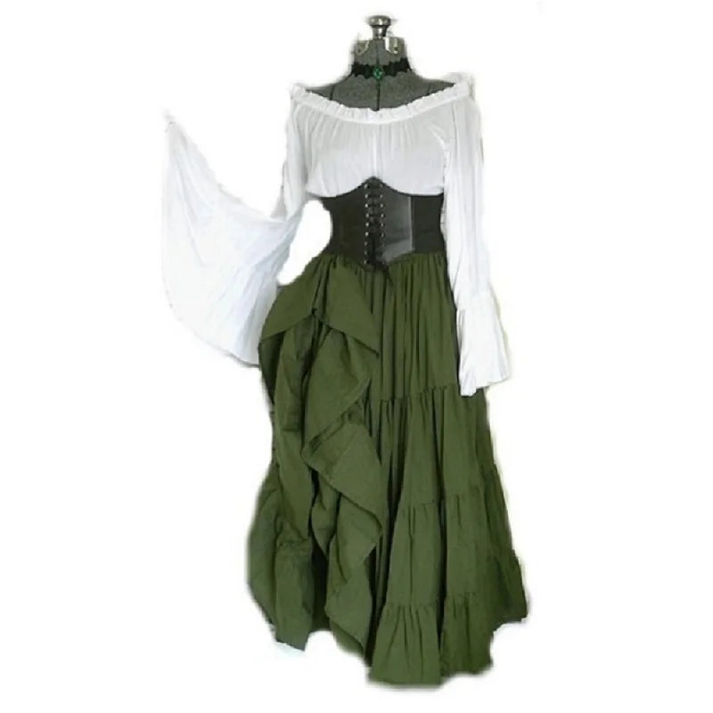 Masquerade Victorian Gothic Queen Evening Dress Medieval Renaissance Elf Princess Lolita Party Women Dance Retro Cosplay Costume