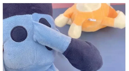 Family Stuffed Animals 17/28cm – Cartoon Dogs, Soft Plush Toys, Great for Birthdays and Christmas Gifts