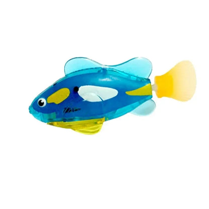 Jouet pour chat LED inductif interactif natation Robot poisson jouets brillant électrique poissons stimuler chaton chasse Instinct produits pour animaux de compagnie